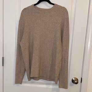 Goodfellow & Co Men's Beige Crewneck Sweater